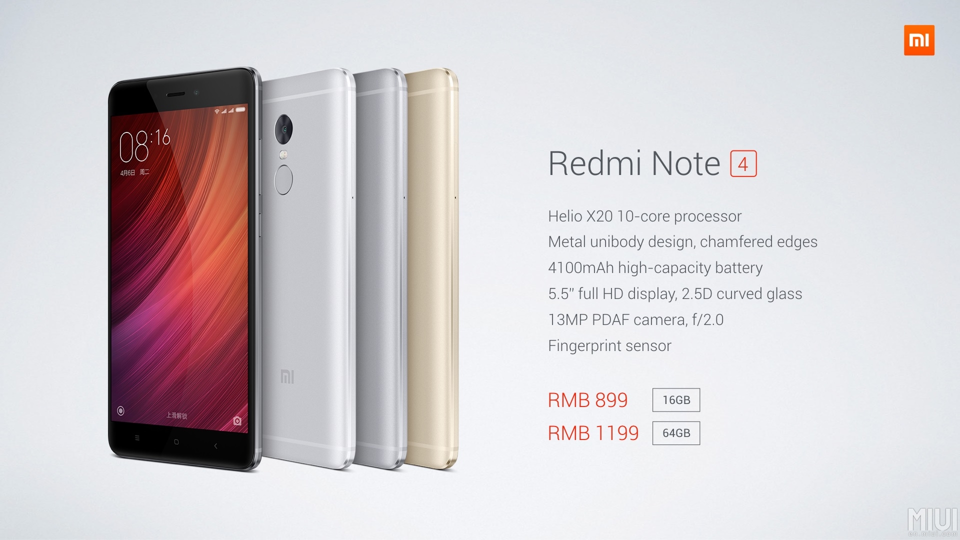 Redmi Note 4 Х