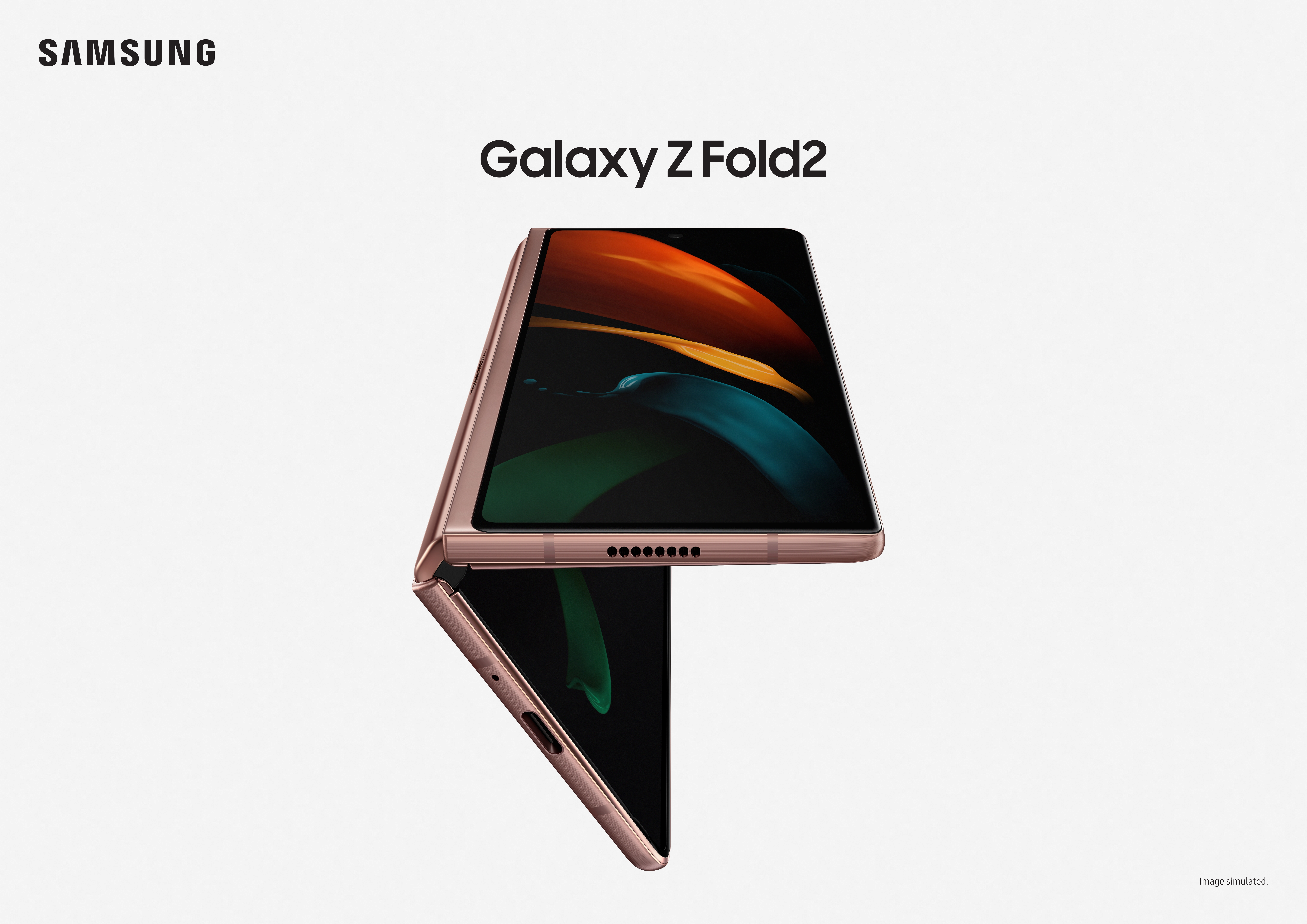 Samsung Galaxy Z Fold 2 Bronze
