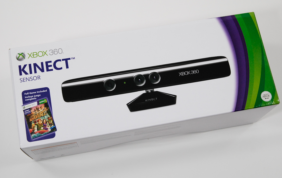 microsoft xbox 360 kinect sensor