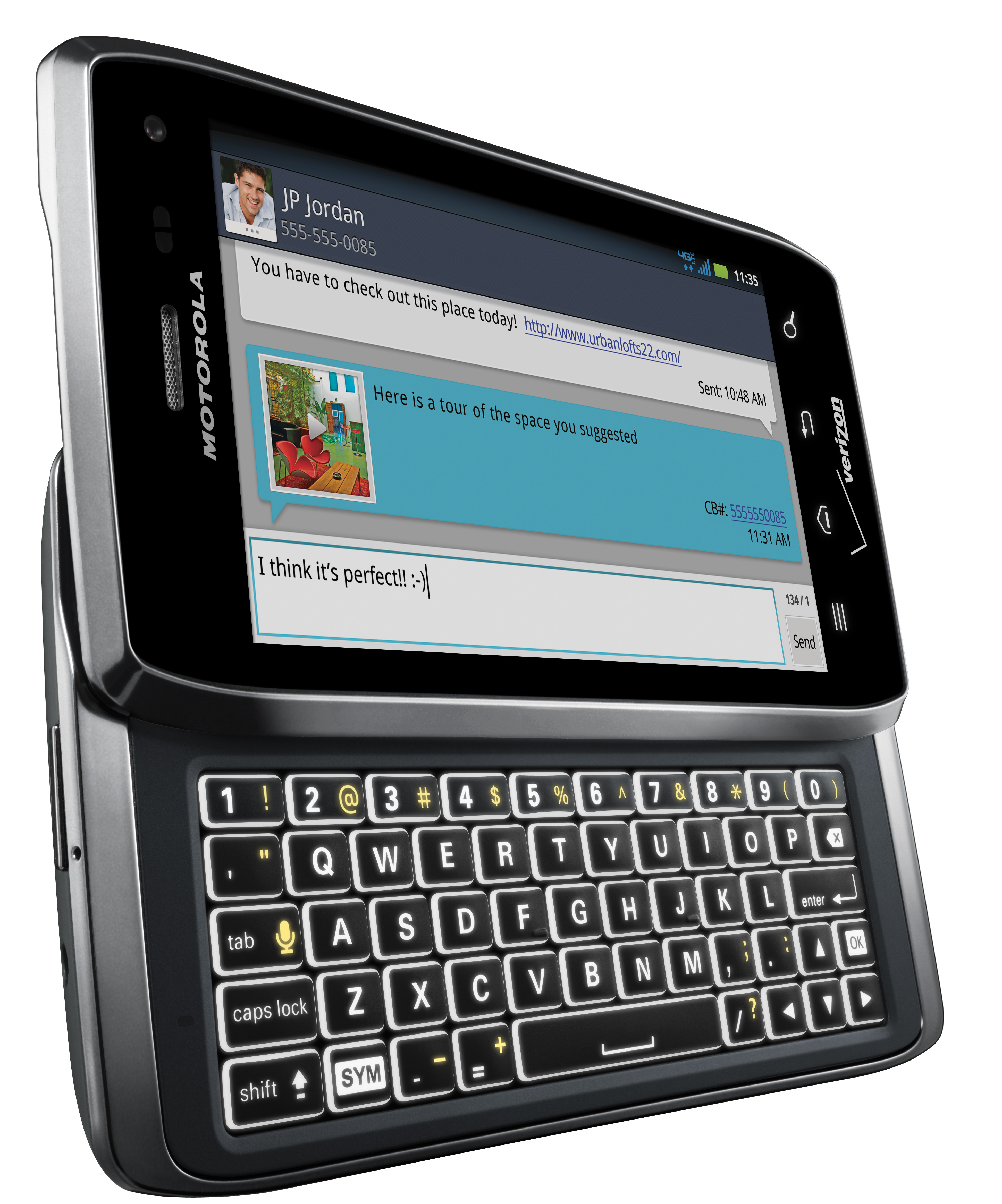 Filtrado nuevo Motorola con teclado Slider, ¿el Droid RAZR HD?
