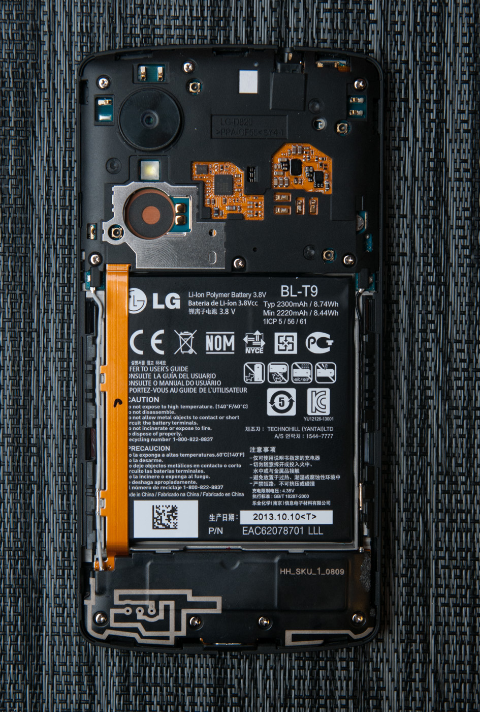 Pasos para reemplazar la batera Nexus 5
