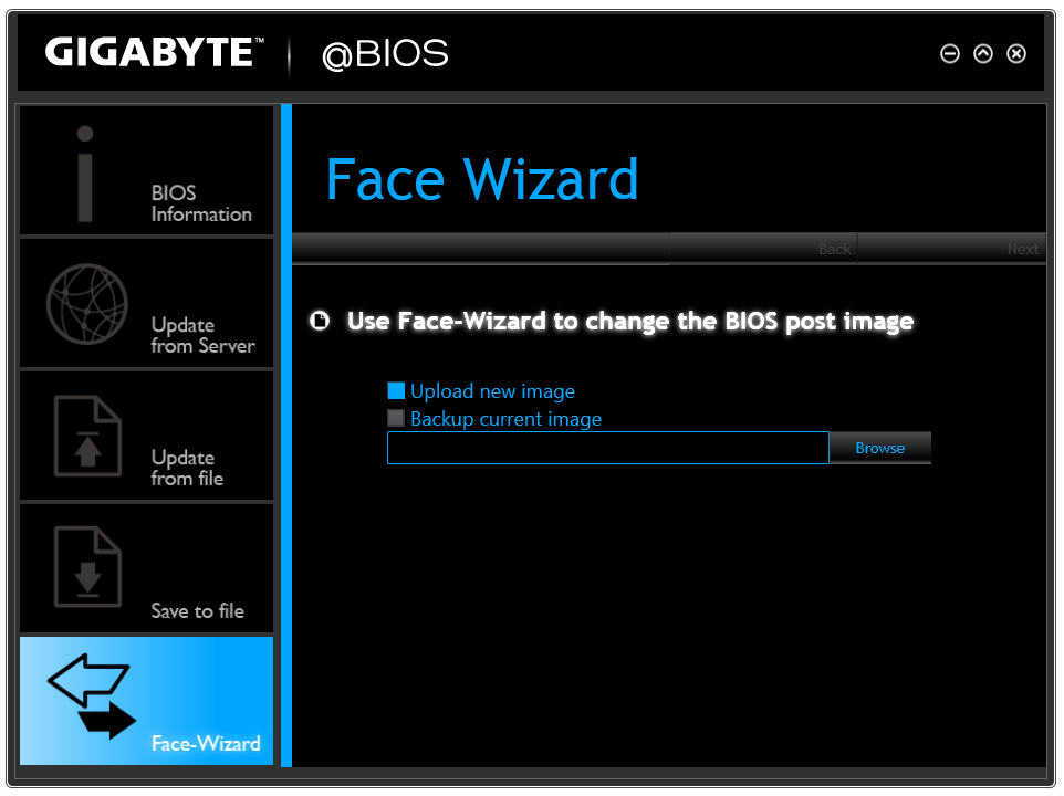 Face wizard images
