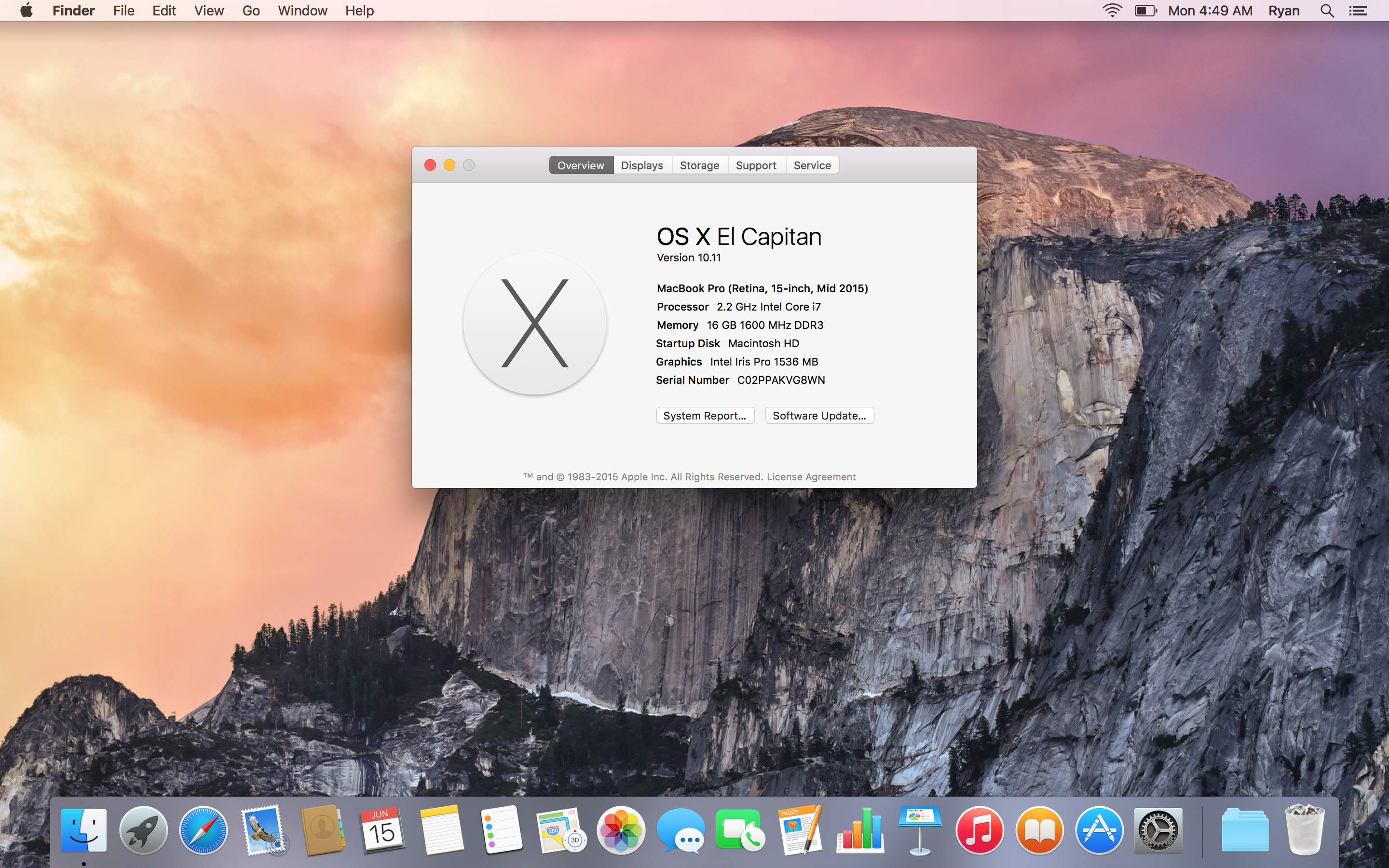 mac os x el capitan