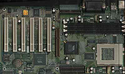 The first with 6 PCI slots on a Super7 board