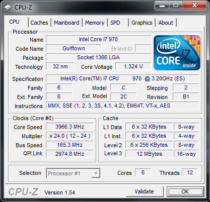    Core I7-980 -  6