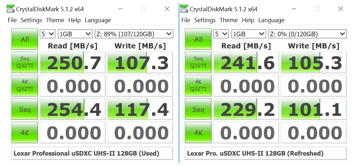Comparatif Lexar High-Endurance microSD UHS-I 64 Go contre SanDisk