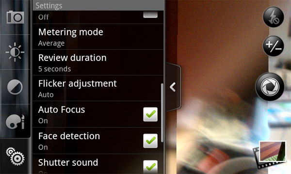 Camera Metering Mode