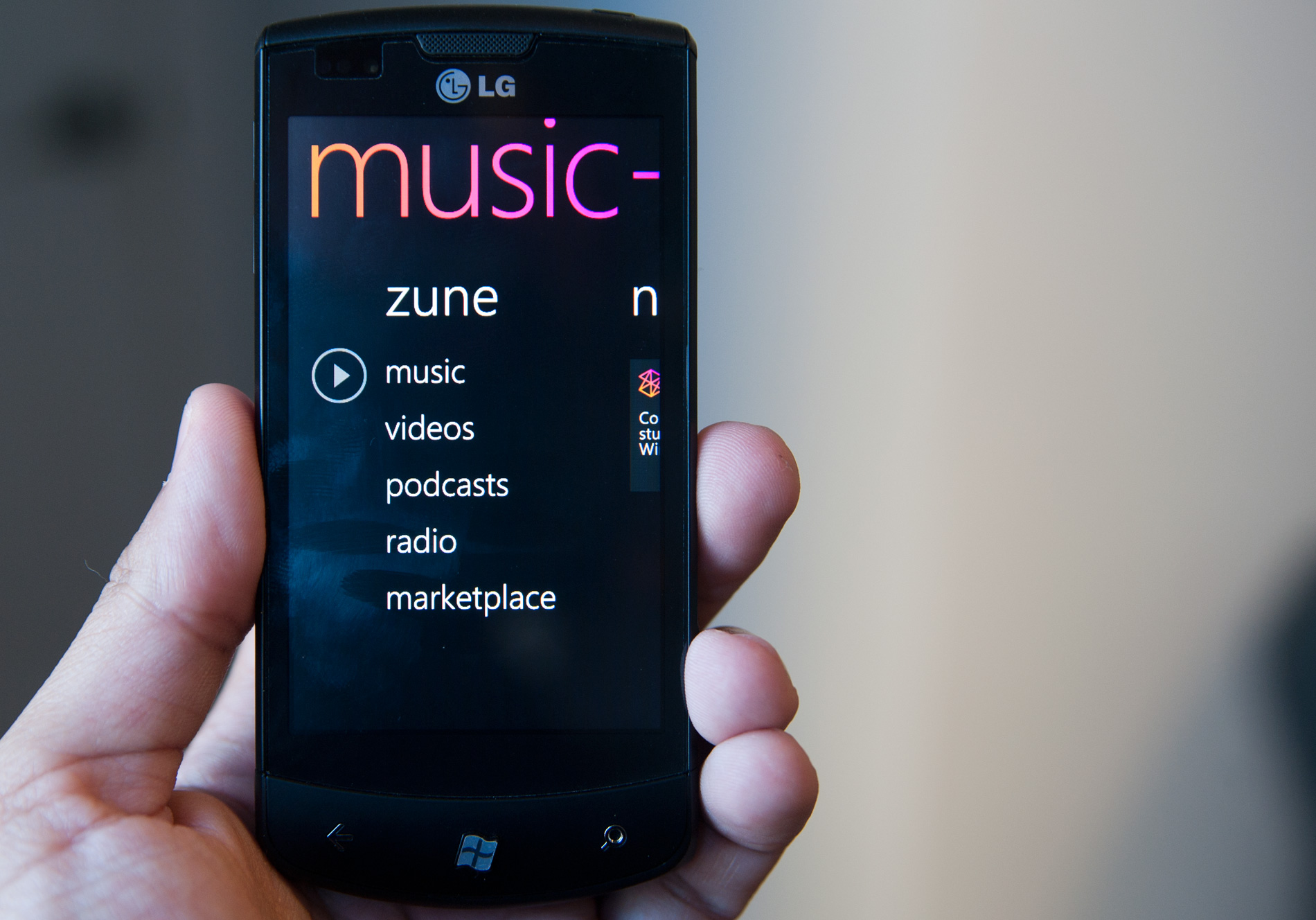 Zune Windows Phone 7