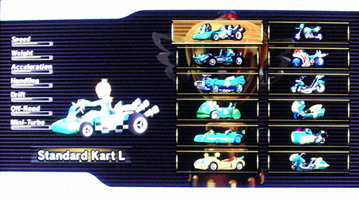 mario kart bikes