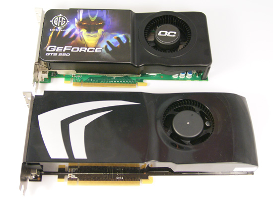 GeForce 9800 GTX+ (bottom)