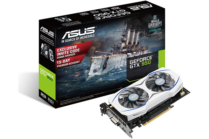 ASUS Unveils 75W GeForce GTX 950 Graphics Card; Powered Entirely