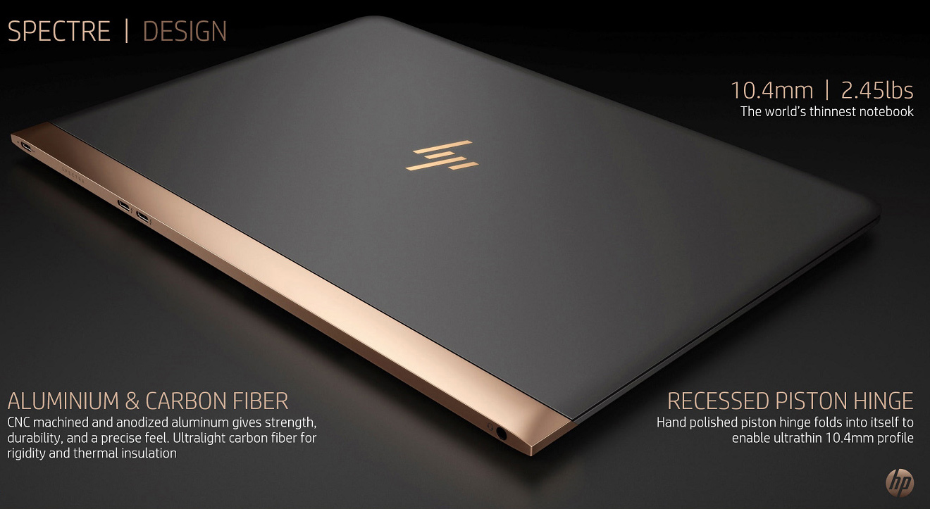 HP Unveils Spectre The World’s Thinnest Laptop