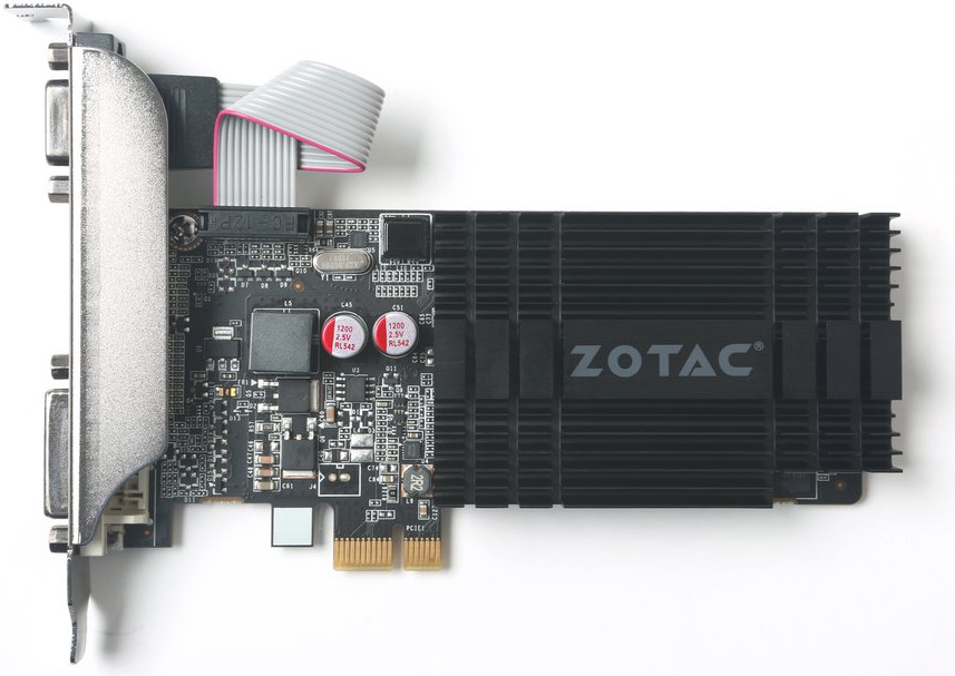 Zotac Quietly Releases Geforce Gt 710 Graphics Card With Pcie X1 Interface