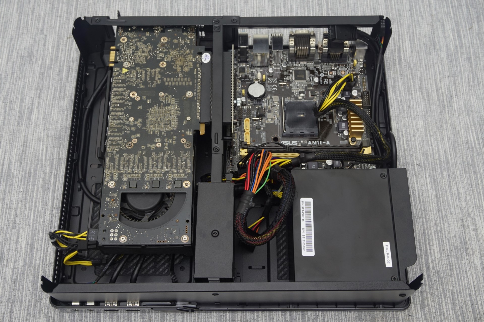 The Interior of the Fractal Design Node 202 - The Fractal Design Node 202 Case Review: Mini-ITX Gaming the Living Room