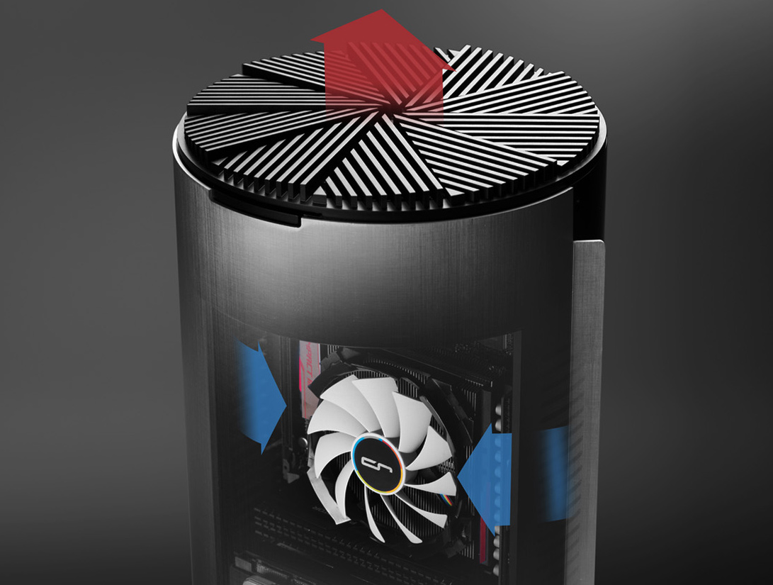 cylindrical mac pro desktop