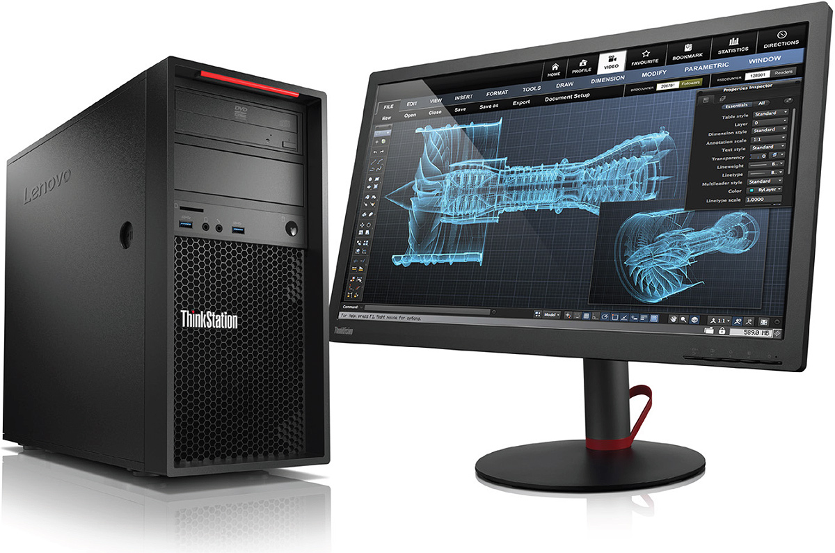 Lenovo Unveils ThinkStation P410/P510: Intel Xeon E5 v4 with Up to 