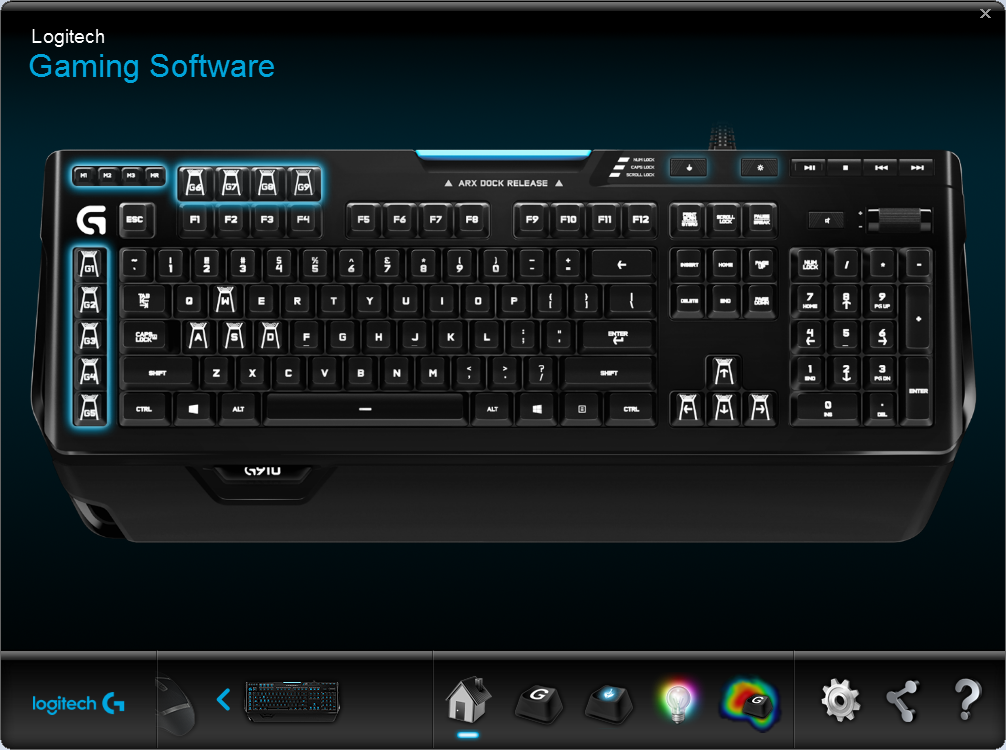 logitech keyboard application