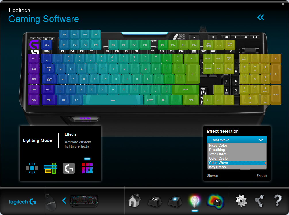 logitech gaming software set macro keyboard