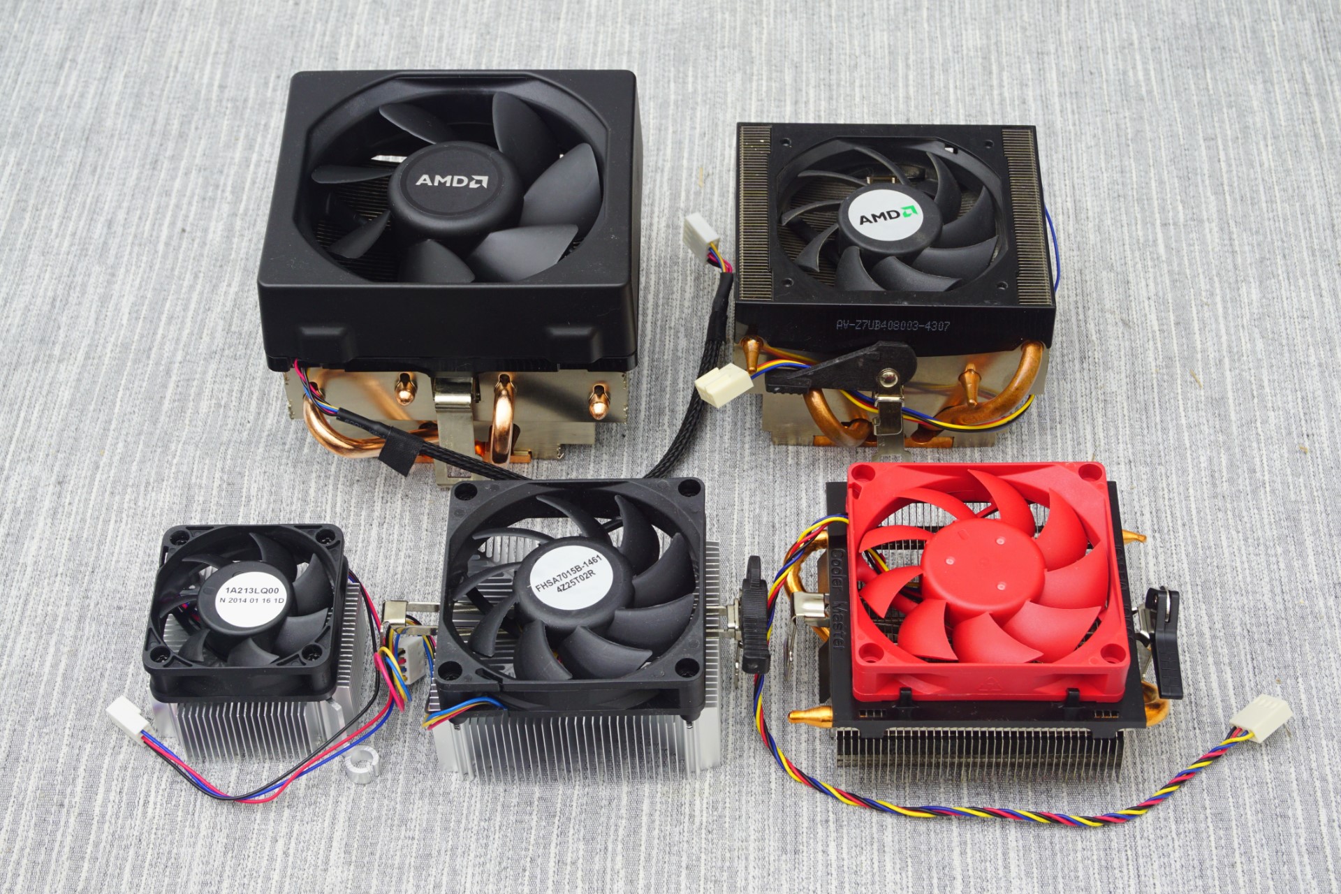 The AMD Coolers - Battle of The Stock 7x Intel vs 5x AMD, plus an EVO