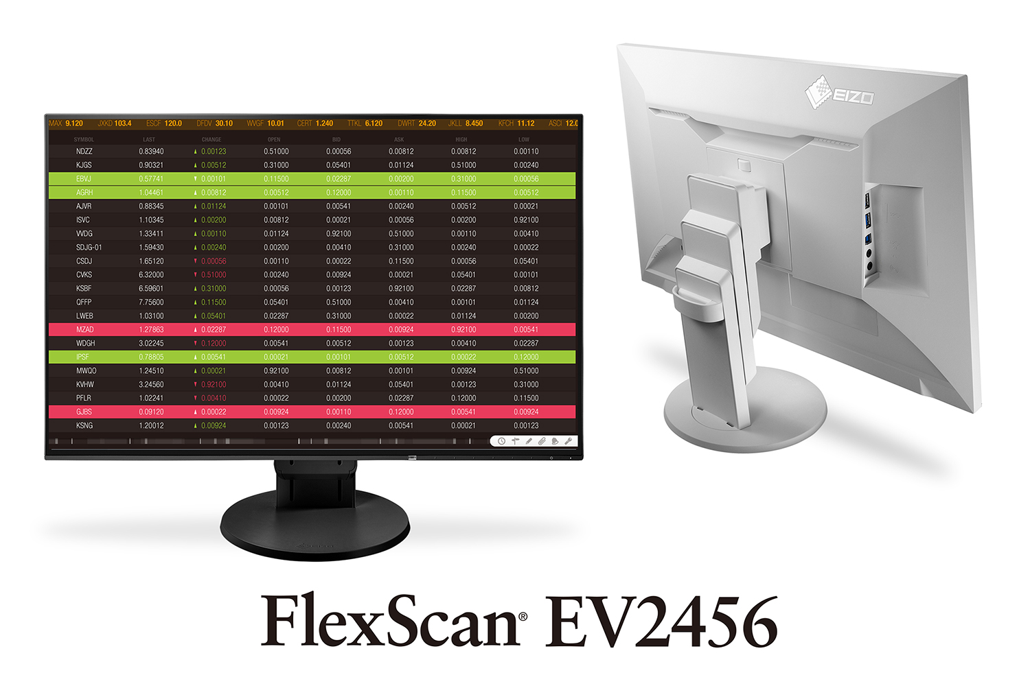 EIZO FlexScan EV2451 & EV2456 Launched: Thin Bezels in 16:9 and 16:10
