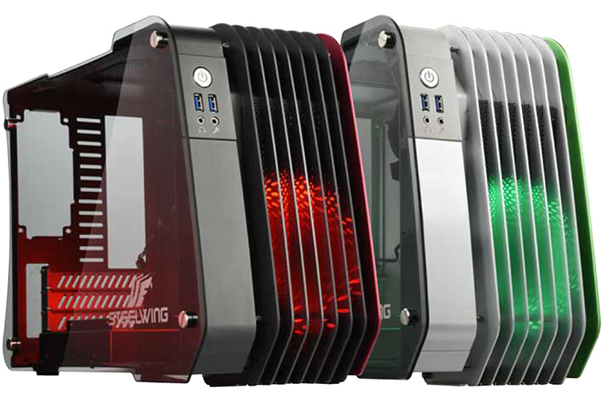 Enermax SteelWing Small Form Factor PC Chassis: Aluminum and Glass 