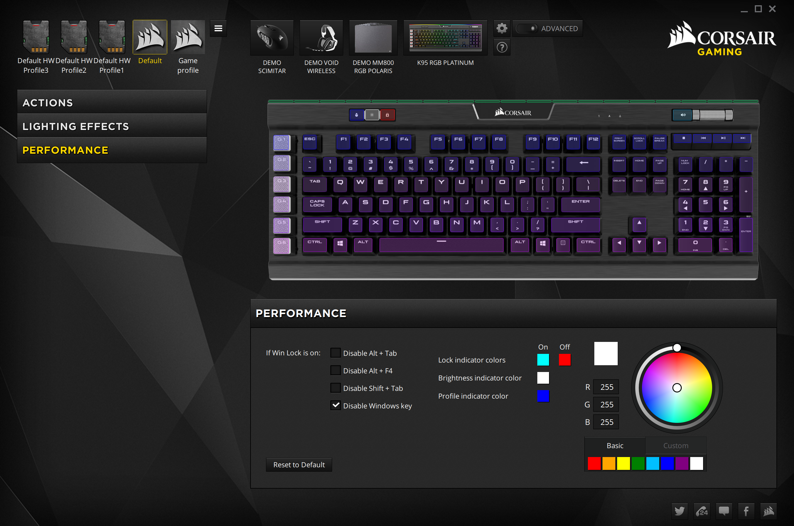 The (New) Corsair Utility Engine Software - The Corsair K95 RGB Platinum Mechanical Keyboard Review