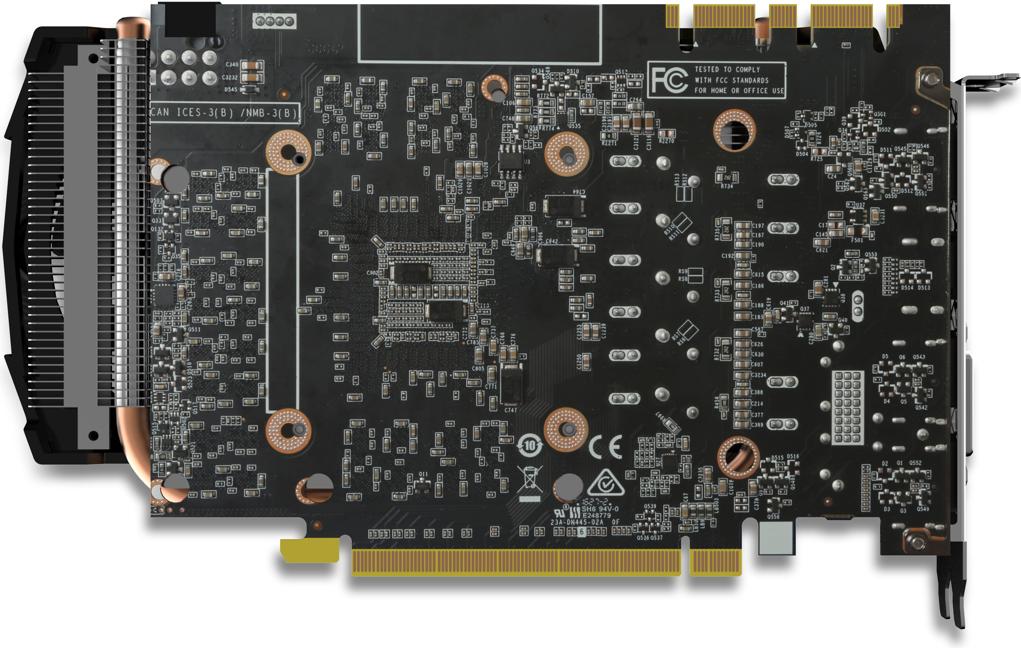 DVI Scheda Video Gaming VR Ready ZOTAC GeForce GTX 1070 8GB Mini ZT-P10700G-10M Three DP HDMI
