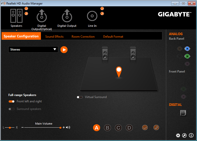 Драйвер звук материнской платы. Gigabyte программа для звука. Realtek Audio.