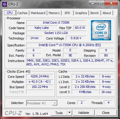 The Intel Core I3 7350k 60w Review Almost A Core I7 2600k