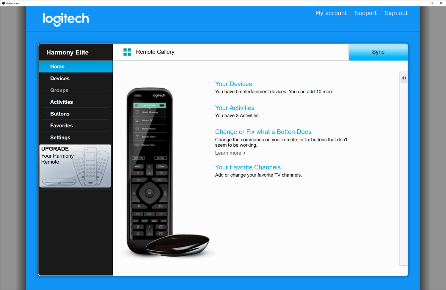 The Remote - The Logitech Harmony Elite Experience: