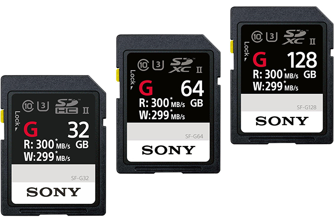 Sony Announces UHS-II SD Cards: Up to Nearly 300 MB/s Performance