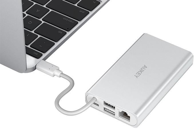 Aukey usb store c hub