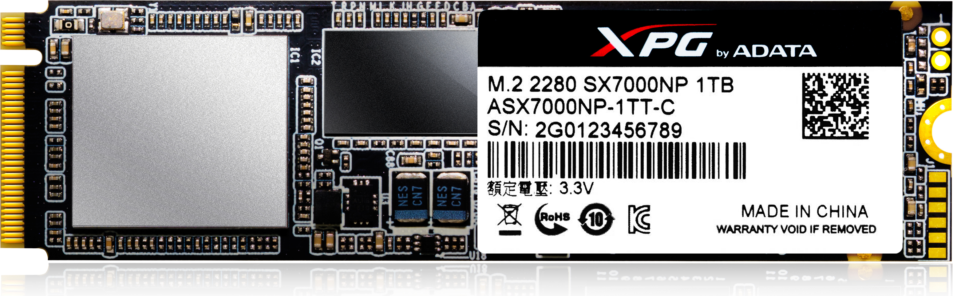 ADATA Announces The XPG SX7000 Series SSDs: Up to 1 TB, M.2, PCIe 