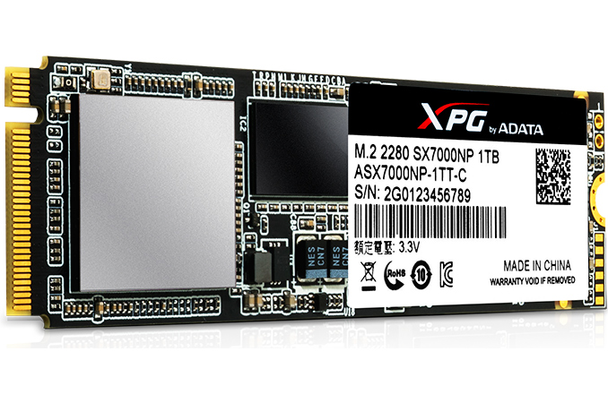 Adata Announces The Xpg Sx7000 Series Ssds Up To 1 Tb M 2 Pcie 3 0 X4