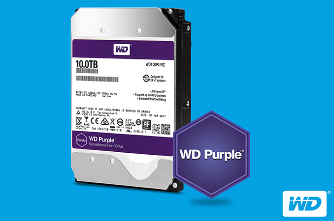 Western Digital Expands Purple Lineup with a 10 TB Helium-Filled HDD