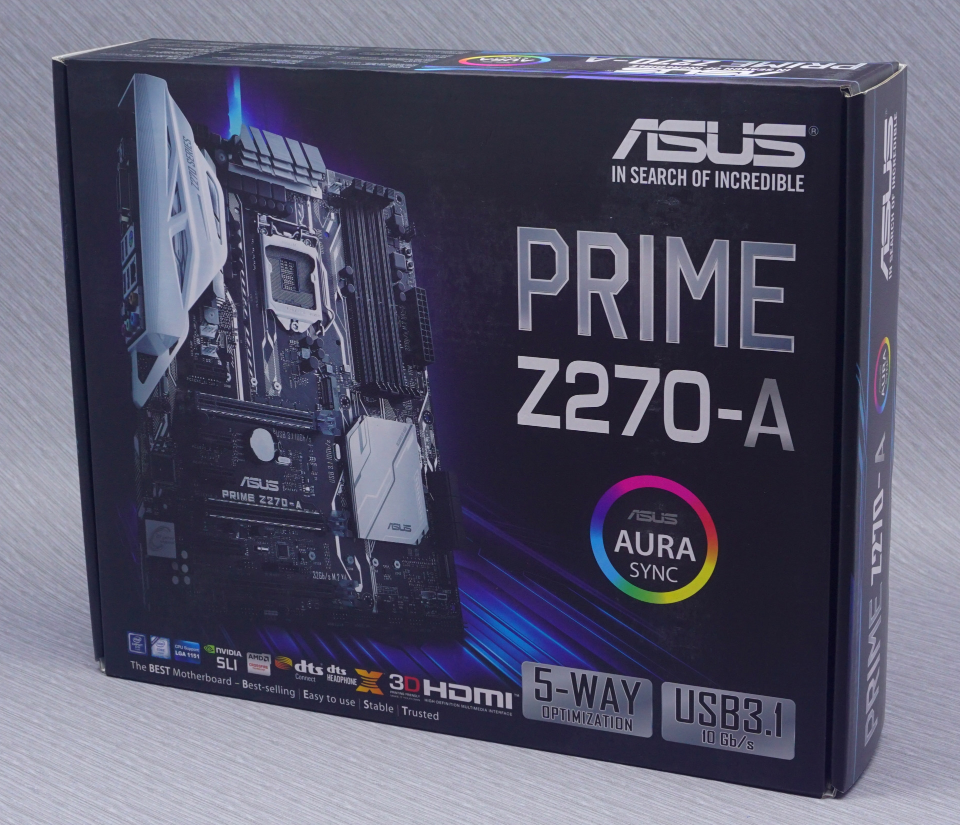 Asus Prime Z270-A Board Features, Visual Inspection - The Asus