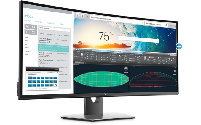 dell 37.5 inch curved monitor