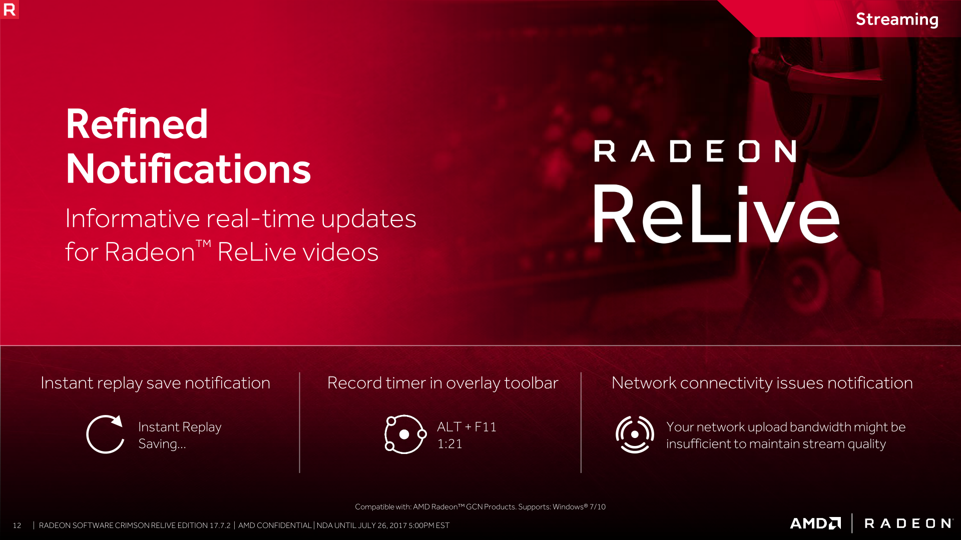 ReLive 2017: Improved Features, More Controls, Less - AMD Releases Software ReLive Edition 17.7.2: Edition Refined for Gamers and Developers