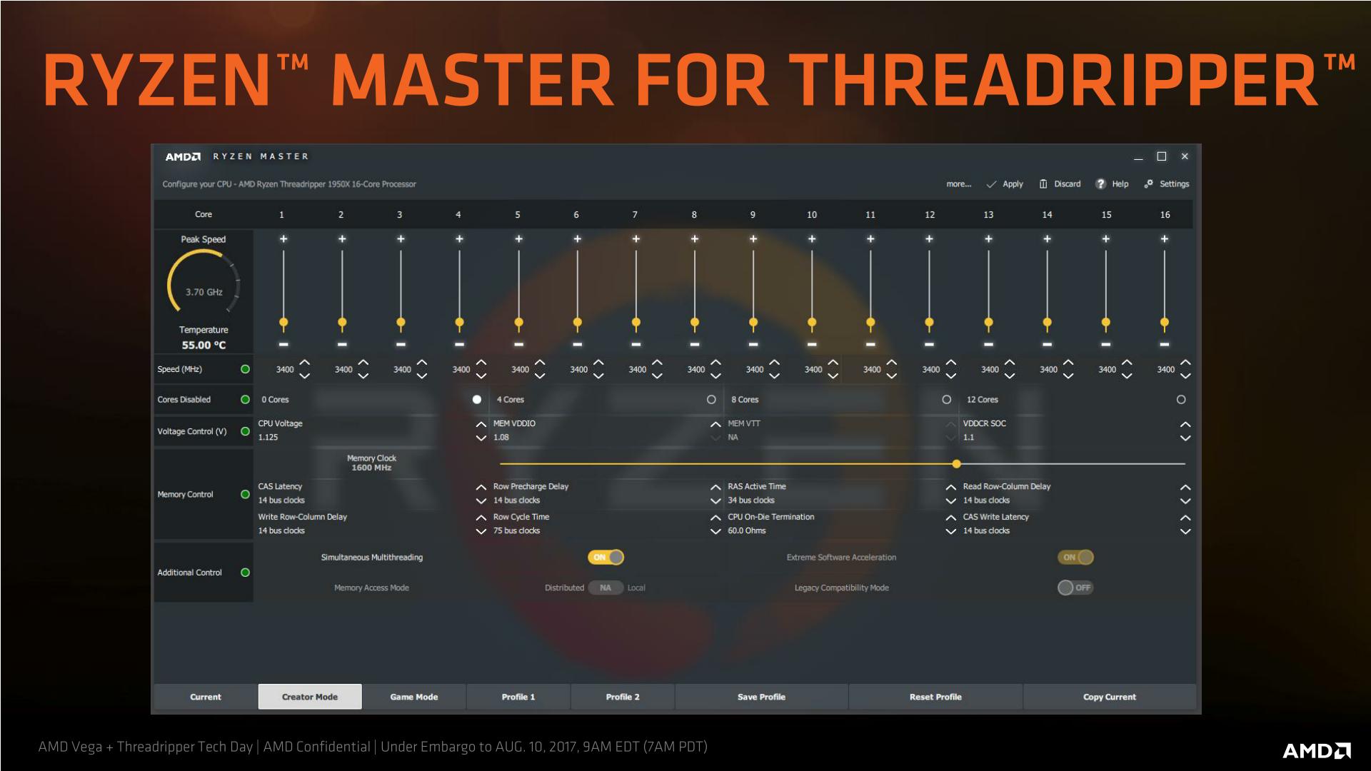 Retesting Amd Ryzen Threadripper S Game Mode Halving Cores For More Performance