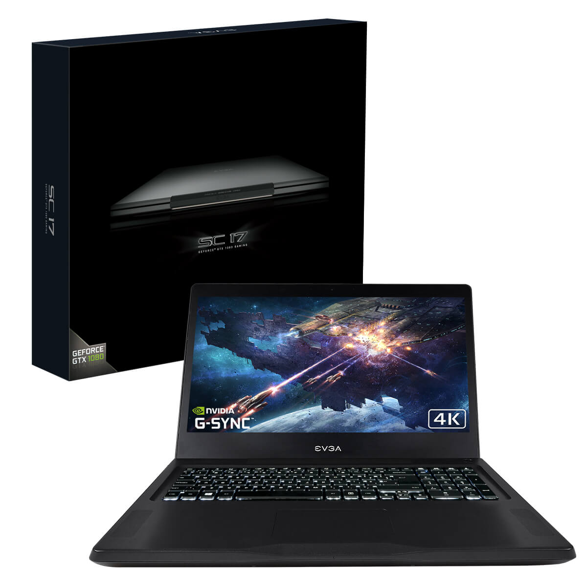 EVGA Launches SC17 1080 Laptop: Core i7-7820HK, GeForce GTX 1080, TB3