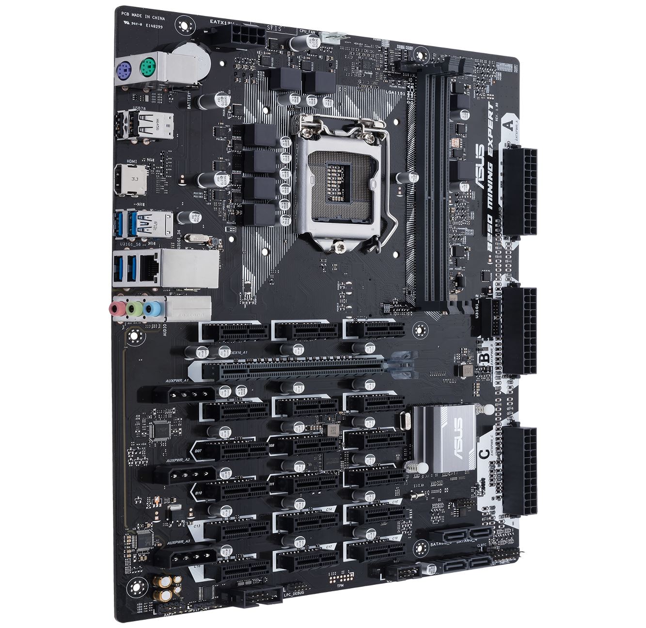 ASUS Announces B250 Expert Mining Motherboard: 19 Expansions Slots