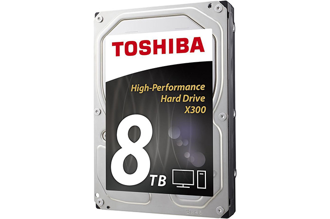 Toshiba's 8 TB X300 HDD Now Available: 7200 RPM Drive For Under $260