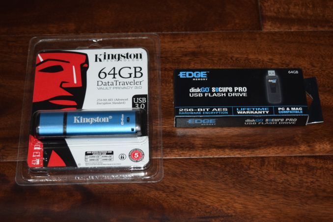forsinke får spin Kingston DataTraveler Vault Privacy and EDGE diskGO Secure Pro Secure USB  Thumb Drives Review