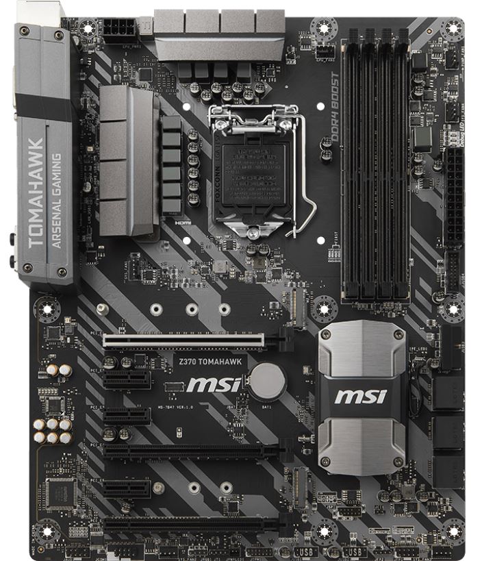 MSI Z370 Tomahawk - Analyzing Z370 for Intel's 8th Generation 