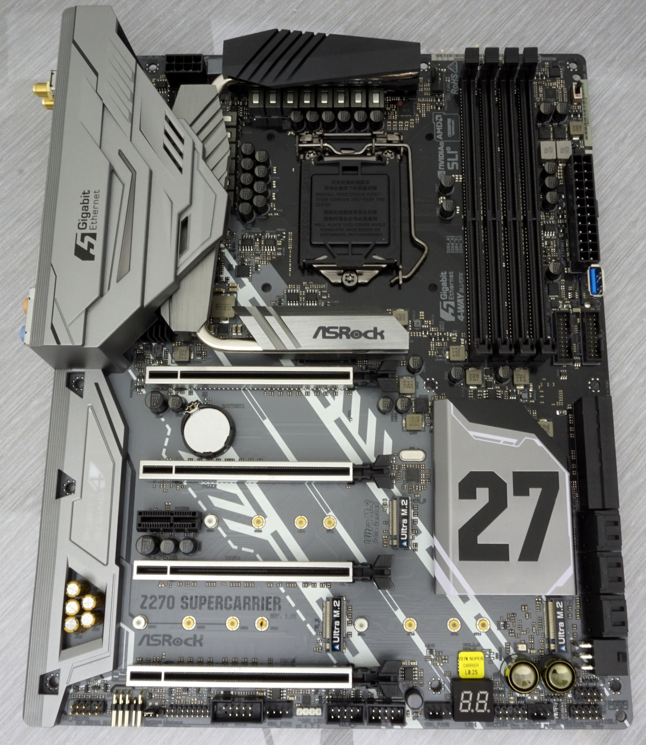 Visual Inspection - The ASRock Z270 Supercarrier Motherboard