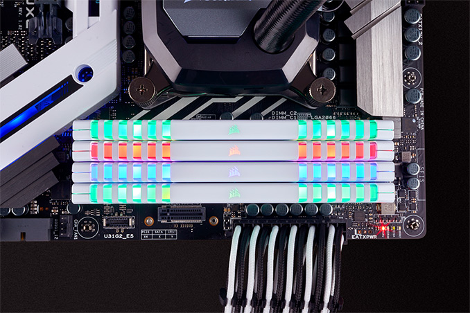 Corsair Weds RGB Lighting and White Heat Spreaders in Vengeance RGB ...