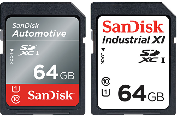 champion Vejrudsigt Finde på SanDisk Launches SD and microSD for Industrial and Automotive: Extreme  Temps, Upped Reliability