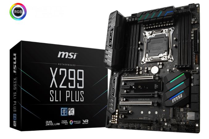 The MSI X299 SLI Plus Motherboard Review: $232 with U.2