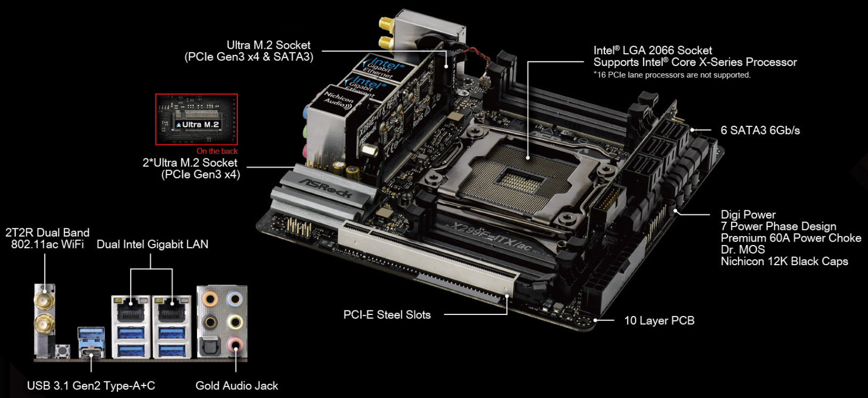 ASRock's XE ITX/ac Motherboard Now Available: Up to  Cores in
