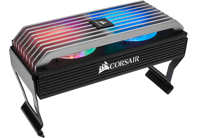 Corsair Vengeance Airflow air flow RAM mem cooler blue red silver